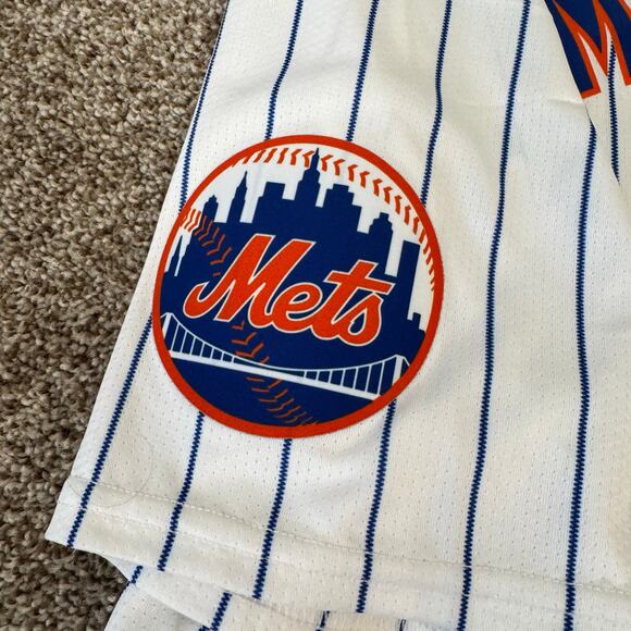 NIKE New York Mets Jersey #1 NWT Size Medium DriFit Engineered Jeff McNeil White - Picture 3 of 16